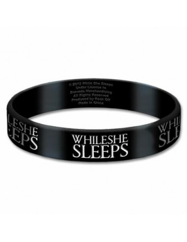 While She Sleeps: Logo (Braccialetto Gomma)