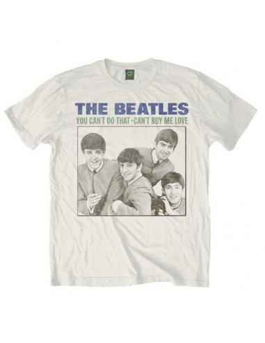 Beatles (The): You Can't Do That White (T-Shirt Unisex Tg. L)