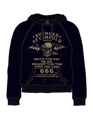 Avenged Sevenfold: Seize The Day (Felpa Con Cappuccio Tg. 2XL)