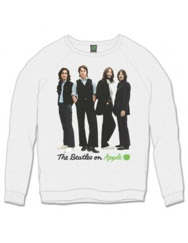 Beatles (The): Iconic Image White (Felpa Unisex Tg. M)