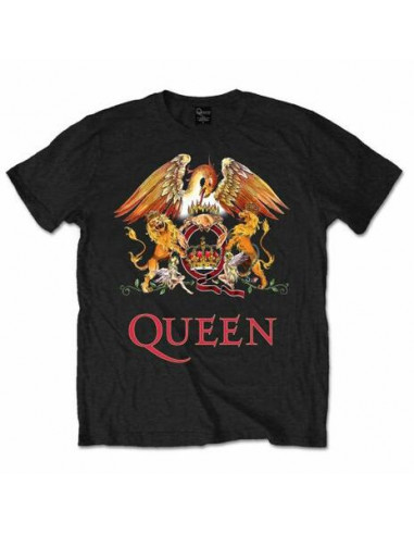 Queen: Classic Crest (T-Shirt Unisex Tg. L)