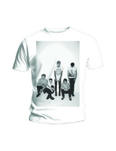 Bring Me The Horizon: Group Shot White (T-Shirt Unisex Tg. M)