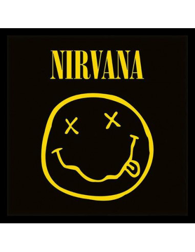 Nirvana: Smiley -12p Album Cover Framed Print- (Cornice LP)