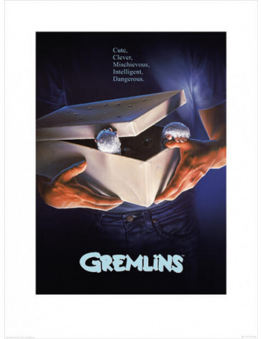 Gremlins: Pyramid - One-Sheet - Gizmo -Art Print 80X60cm- (Stampa)