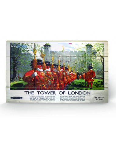 London - 2 (Stampa Su Legno 76X45Cm)