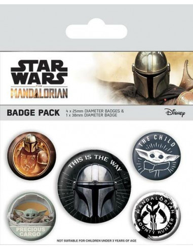 Star Wars: The Mandalorian - This Is The Way (Pin Badge Pack)