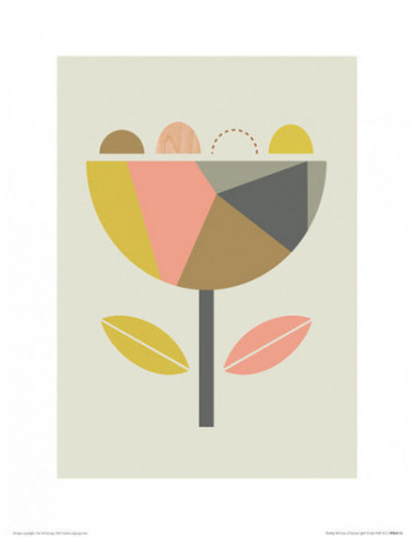 Little Design Haus: Scandi Flower (Stampa 30X40 Cm)