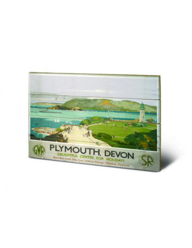 Plymouth - 3 (Stampa Su Legno 59X40Cm)