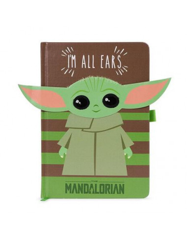 Star Wars: The Mandalorian - I'M All Ears Green Premium A5 Notebook (Quaderno)