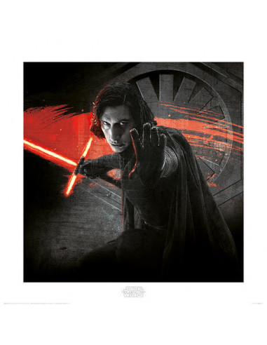 Star Wars: Pyramid - The Last Jedi - Kylo Ren Force (Stampa 40X40 Cm)