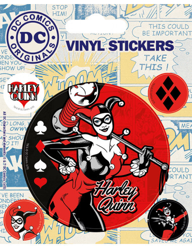 Dc Comics: Harley Quinn (Vinyl Stickers Pack)