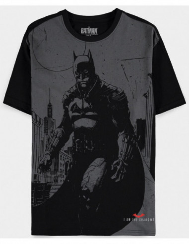 Dc Comics: Batman (2022): Men'S Short Sleeved Black 02 (T-Shirt Unisex Tg. L)