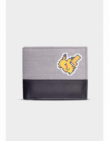 Pokemon: Pika Bifold Wallet Grey (Portafoglio)