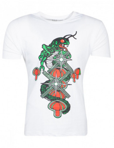 Atari: Centipede Arcade Graphic White (T-Shirt Unisex Tg. M)