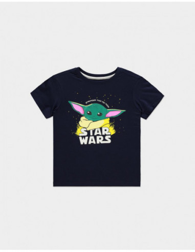 Star Wars: The Mandelorian - Stronger Blue (T-Shirt Bambino Tg. 98/104)