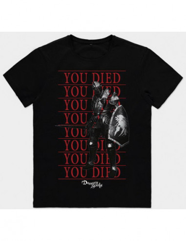 Demon's Souls: You Died Knight Black (T-Shirt Unisex Tg. S)