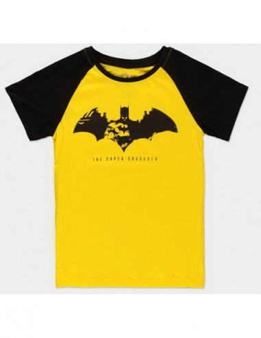 Dc Comics: Batman - Caped Crusader Premium Yellow (T-Shirt Bambino Tg. 134/140)