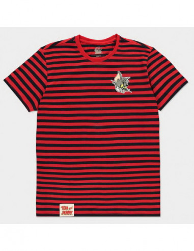 Tom & Jerry: Tom Striped Multicolor (T-Shirt Unisex Tg. S)