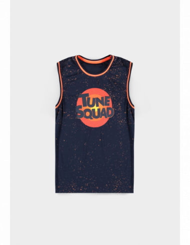 Space Jam Basketball Top Blue Canotta Unisex Tg. S