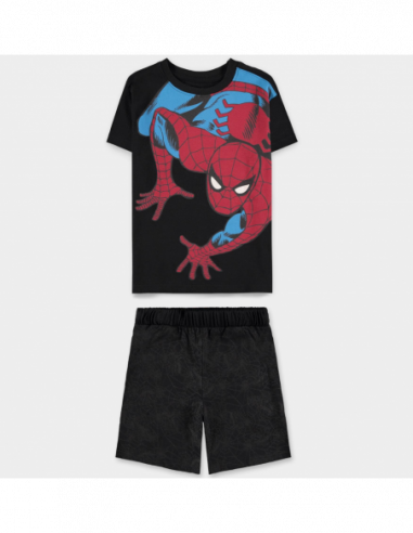 Marvel: Spider-Man - Shortama Black (Pigiama Bambino Tg. 158/164)