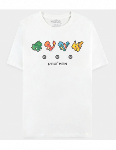 Pokemon: Starters White (T-Shirt Unisex Tg. 2XL)