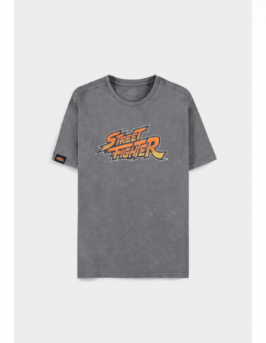 Street Fighter - Men'S Short Sleeved T-Shirt - M Short Sleeved T-Shirts M Grey