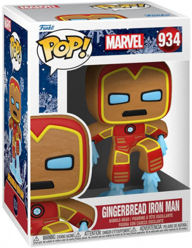 Marvel: Funko Pop! - Holiday - Gingerbread Iron Man (Vinyl Figure 934)