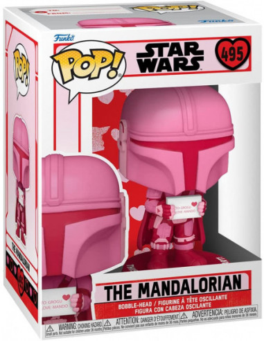 Star Wars: Funko Pop! - Valentines - The Mandalorian (Vinyl Figure 495)