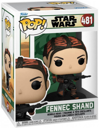 Star Wars: Funko! Pop - Book Of Boba Fett - Fennec Shand (Bobble-Head) (Vinyl Figure 481)