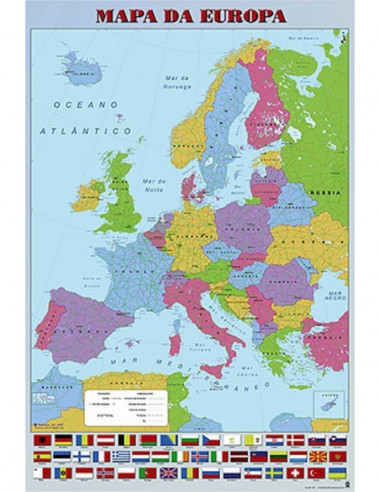 Mapa Europa Pt Politico (Maxi Poster 61x91,50 Cm)