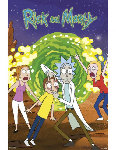 Rick & Morty: Portal (Maxi Poster 61x91,50 Cm)