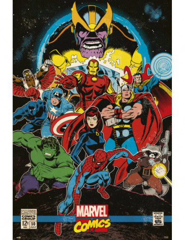 Marvel: Infinity Retro (Maxi Poster 61x91,50 Cm)