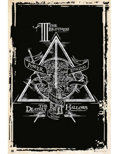 Harry Potter: Deathly Hallows Symbol (Maxi Poster 61x91,50 Cm)