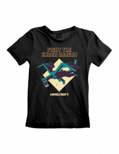 Minecraft: Ender Dragon (T-Shirt Bambino 12-13 Years)