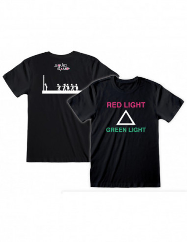 Squid Game: Red Light Green Light (With Back Print) (T-Shirt Unisex Tg. S)