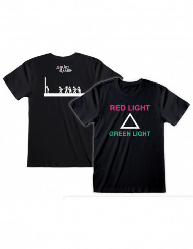 Squid Game: Red Light Green Light (With Back Print) (T-Shirt Unisex Tg. M)