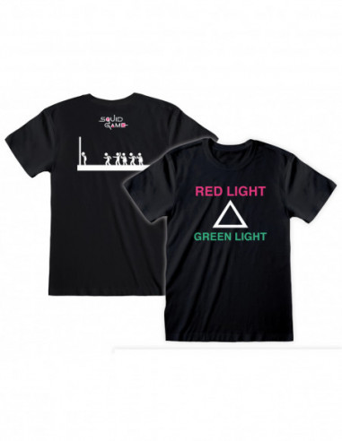 Squid Game: Red Light Green Light (With Back Print) (T-Shirt Unisex Tg. L)