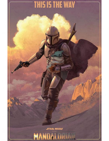 Star Wars: The Mandalorian - On The Run Maxi Poster