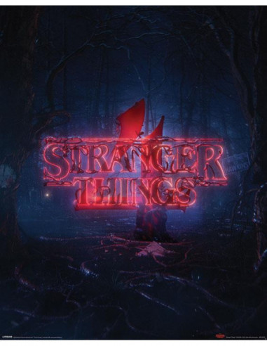 Stranger Things: Pyramid - Season 4 Teaser (Poster Mini 40x50 Cm)