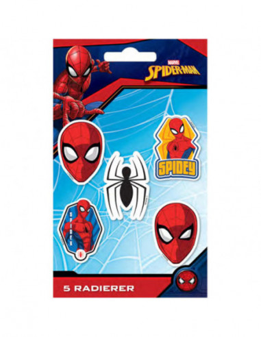 Marvel: Pyramid - Spider-Man Eraser Pack (Set Gomme Da Cancellare)