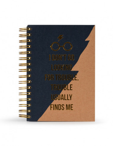 Harry Potter: Pyramid - Trouble Usually Finds Me (A5 Premium Notebook / Quaderno)