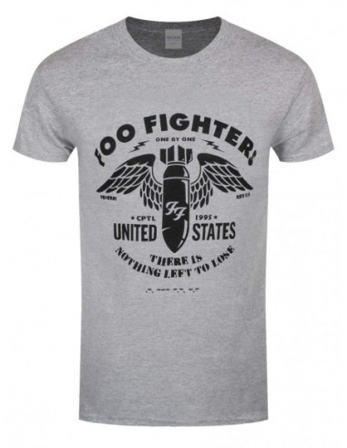 Foo Fighters - Stencil Grey (T-Shirt Unisex Tg. S)