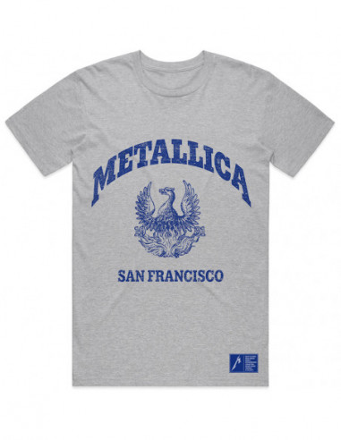 Metallica: College Crest (T-Shirt Unisex Tg. XL)