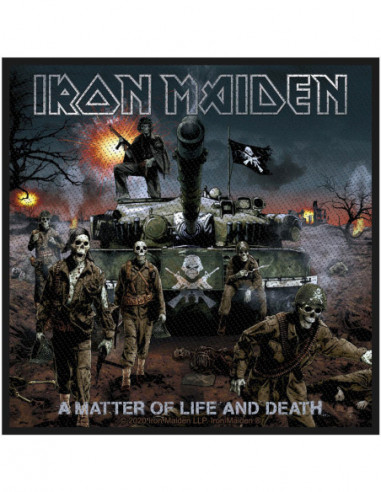 Iron Maiden: A Matter Of Life And Death (Retail Pack) Standard Patch (Toppa)