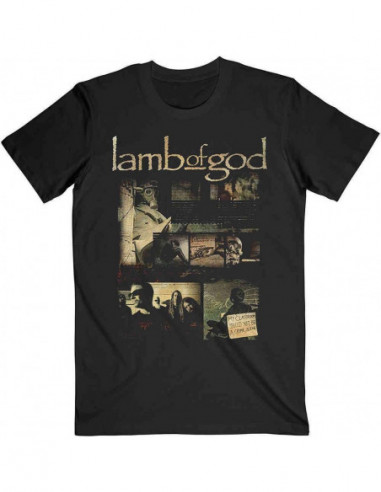 Lamb Of God: Album Collage (T-Shirt Unisex Tg. 2XL)