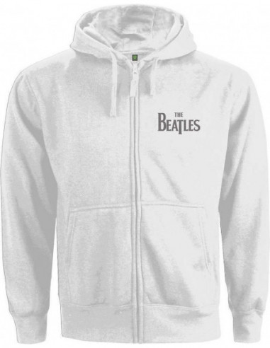 Beatles (The): Zipped Drop T Logo (Back Print) (Felpa Con Cappuccio Donna Tg. M)