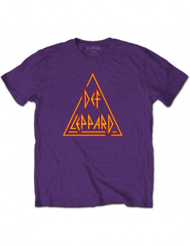 Def Leppard: Classic Triangle Logo (T-Shirt Unisex Tg. 2XL)