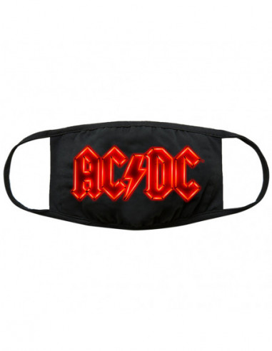 Ac/Dc: Neon Logo Face Mask (Mascherina Protettiva)