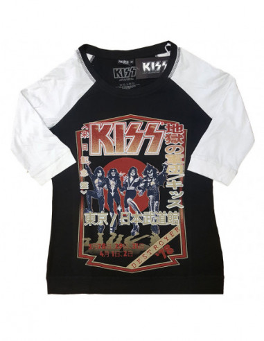 Kiss - Kiss Unisex Raglan Tee: Destroyer Tour '78 (Xxx-Large)