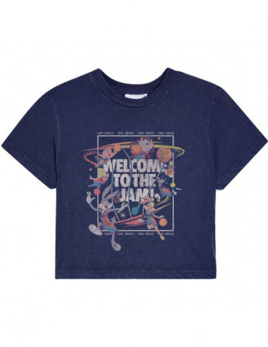 Space Jam 2: Welcome To The Jam (Cropped) (T-Shirt Donna Tg. S)